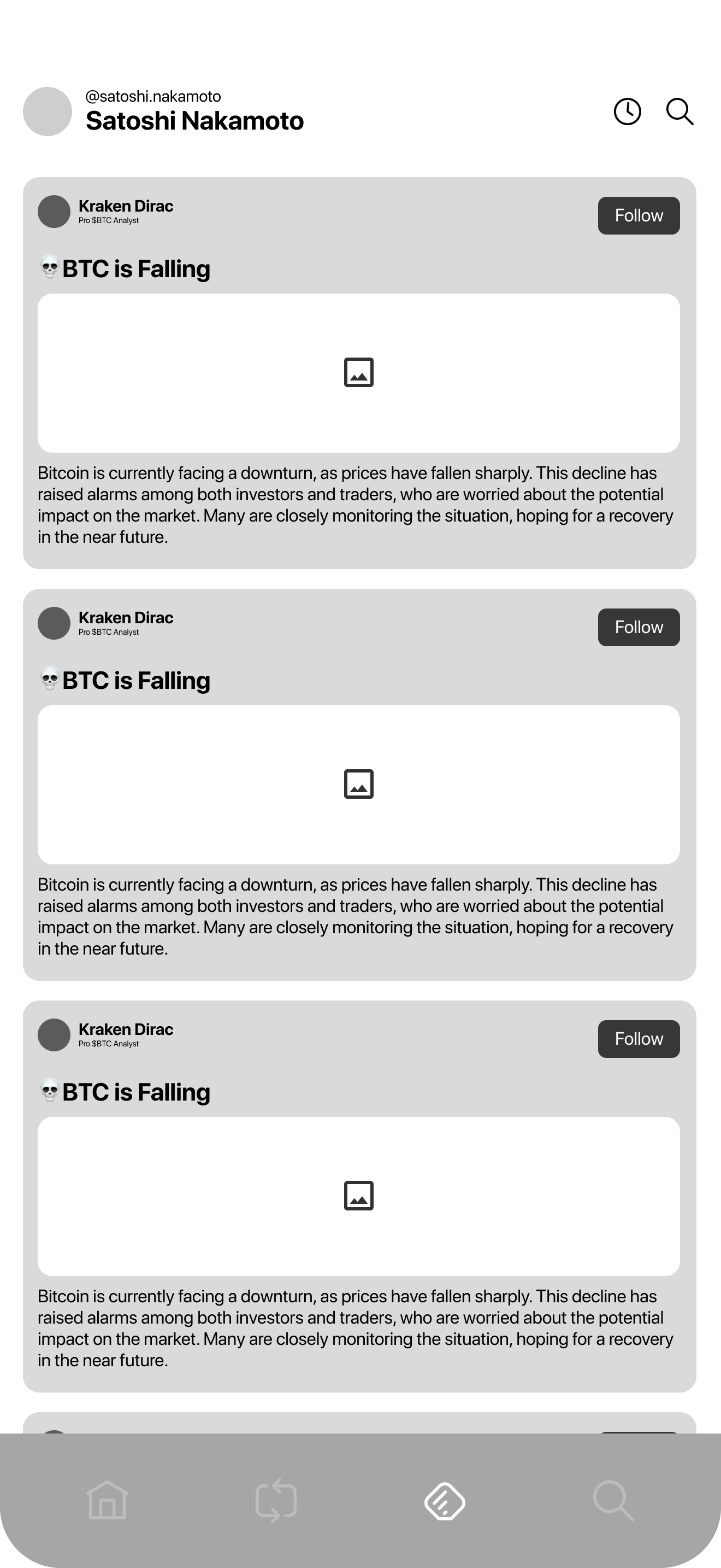 News Wireframe
